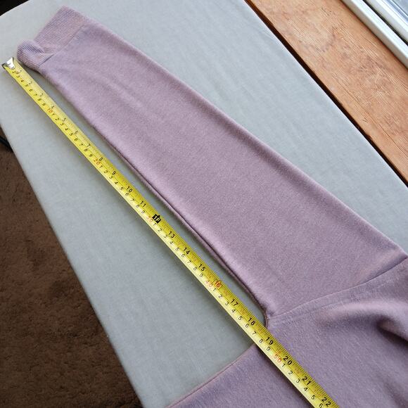 SO Tiered Keyhole Tunic XL purple babydoll sweatshirt dress long sleeve feminine - Picture 10 of 10